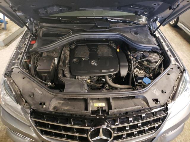 4JGDA5HBXDA192783 - 2013 MERCEDES-BENZ ML 350 4MATIC GRAY photo 12