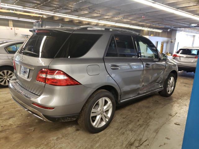4JGDA5HBXDA192783 - 2013 MERCEDES-BENZ ML 350 4MATIC GRAY photo 3