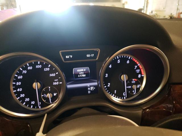 4JGDA5HBXDA192783 - 2013 MERCEDES-BENZ ML 350 4MATIC GRAY photo 9