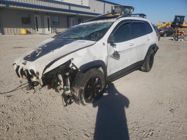 1C4PJMBS4FW699124 - 2015 JEEP CHEROKEE TRAILHAWK WHITE photo 2