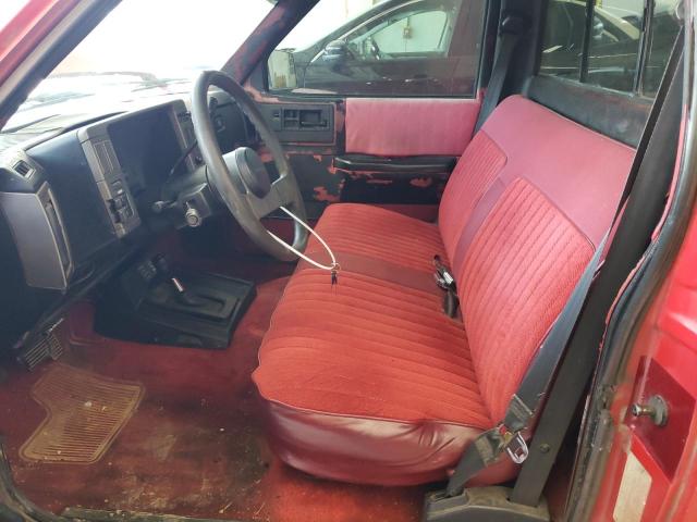 1GCCT14Z8K2218102 - 1989 CHEVROLET S TRUCK S10 RED photo 7