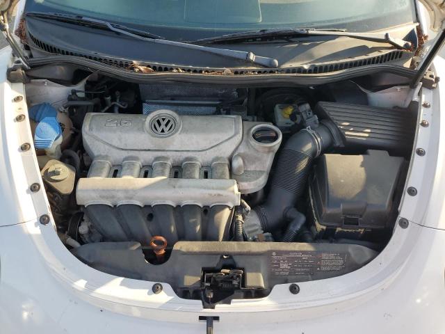 3VWPW3AG7AM014628 - 2010 VOLKSWAGEN NEW BEETLE WHITE photo 11