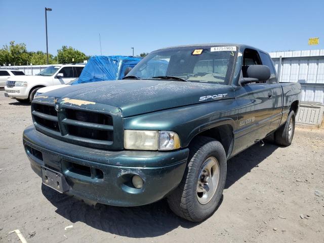 3B7HC13Z5XG164960 - 1999 DODGE RAM PICKUP GREEN photo 1