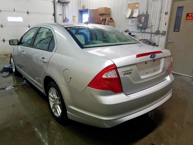 3FAHP0GA5CR130752 - 2012 FORD FUSION S  photo 3