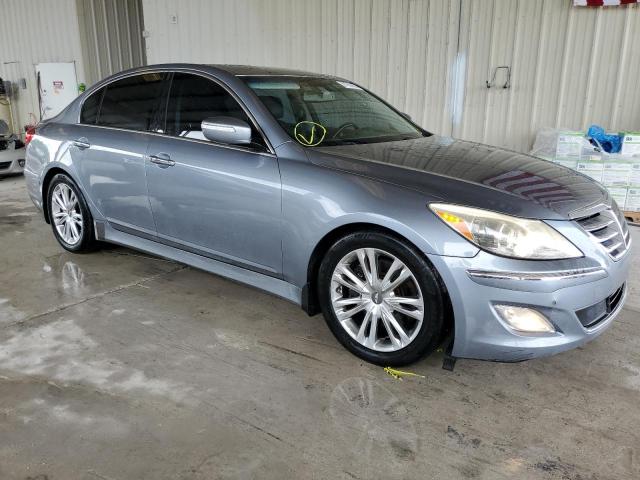 KMHGC4DD5DU255697 - 2013 HYUNDAI GENESIS 3.8L SILVER photo 4