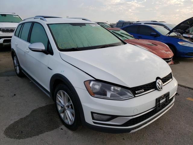 3VWH17AU4HM531699 - 2017 VOLKSWAGEN GOLF ALLTR S WHITE photo 1