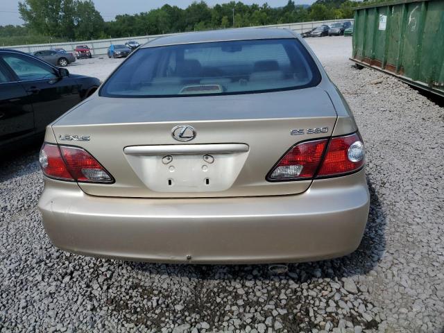 JTHBA30G945039651 - 2004 LEXUS ES 330 GOLD photo 6