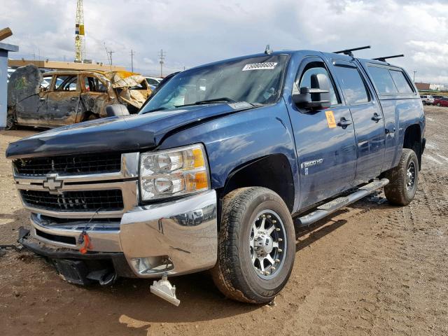 1GCHK63K19F118307 - 2009 CHEVROLET SILVERADO K2500 HEAVY DUTY LTZ BLUE photo 2