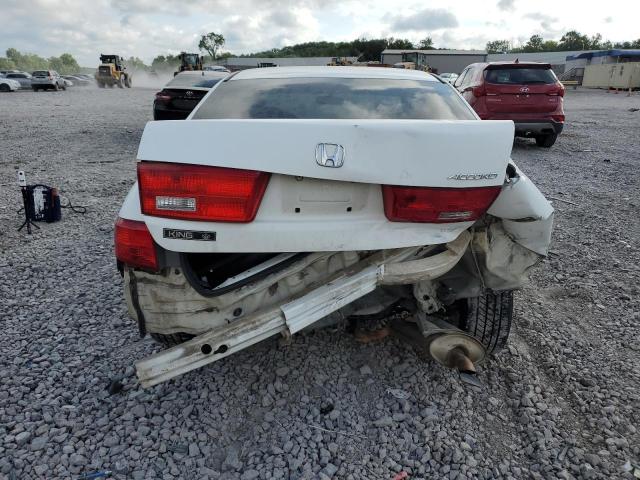 1HGCM56405A171164 - 2005 HONDA ACCORD LX WHITE photo 6