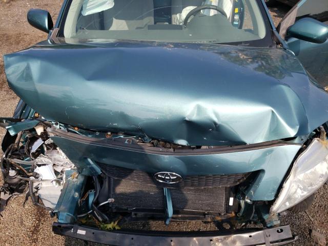 JTDBU4EE0A9119141 - 2010 TOYOTA COROLLA BASE TURQUOISE photo 11