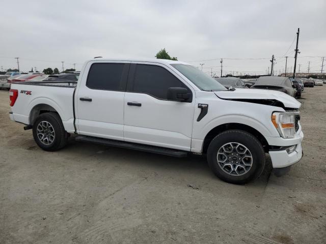 1FTEW1CP7MKD46916 - 2021 FORD F150 SUPERCREW WHITE photo 4