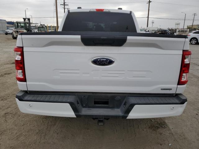 1FTEW1CP7MKD46916 - 2021 FORD F150 SUPERCREW WHITE photo 6