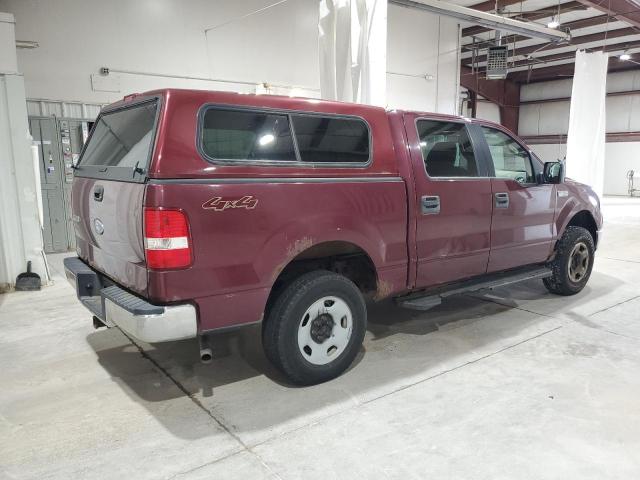 1FTPW14545FA83882 - 2005 FORD F150 SUPERCREW BURGUNDY photo 3