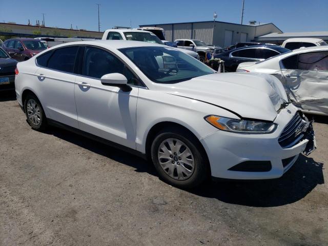 3FA6P0G75DR279403 - 2013 FORD FUSION S WHITE photo 4