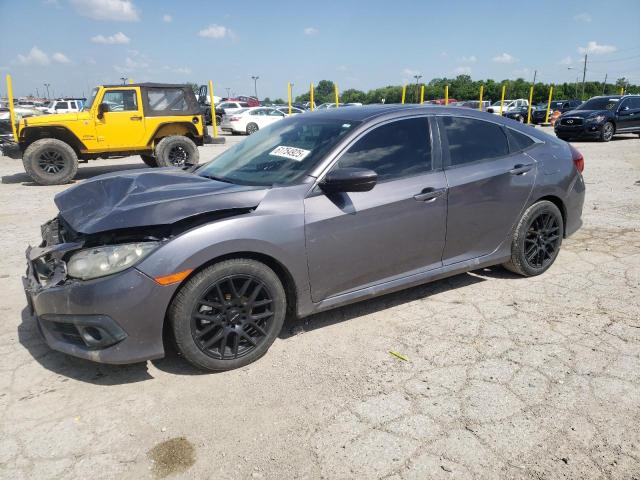 19XFC1F78GE024723 - 2016 HONDA CIVIC EXL GRAY photo 1