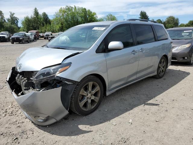 5TDXK3DC0FS527198 - 2015 TOYOTA SIENNA SPORT SILVER photo 1