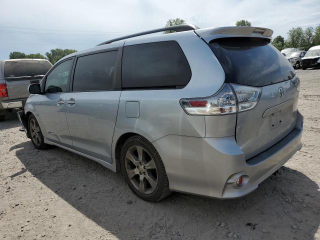 5TDXK3DC0FS527198 - 2015 TOYOTA SIENNA SPORT SILVER photo 2