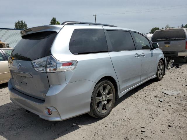 5TDXK3DC0FS527198 - 2015 TOYOTA SIENNA SPORT SILVER photo 3