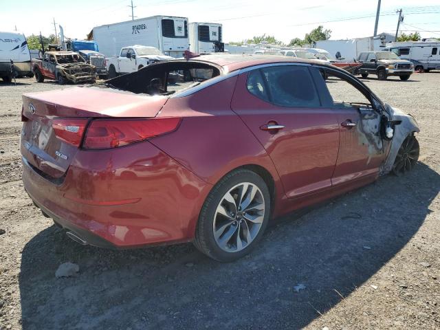 5XXGR4A73EG311483 - 2014 KIA OPTIMA SX MAROON photo 3