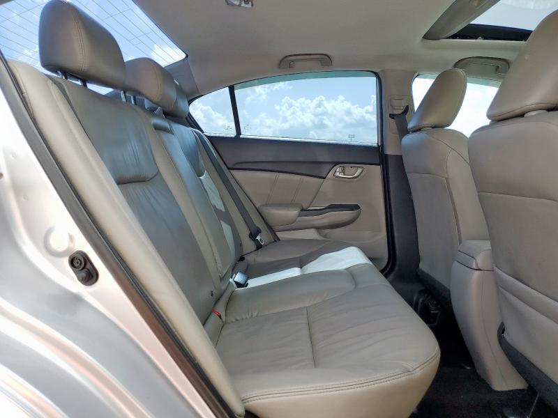 19XFB2F92EE036969 - 2014 HONDA CIVIC EXL SILVER photo 10