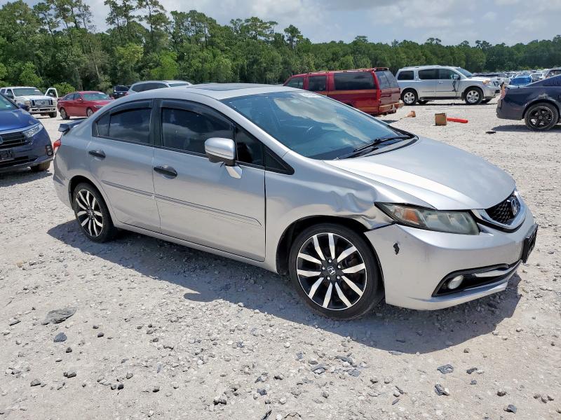19XFB2F92EE036969 - 2014 HONDA CIVIC EXL SILVER photo 4