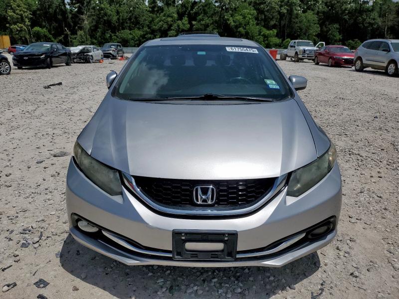 19XFB2F92EE036969 - 2014 HONDA CIVIC EXL SILVER photo 5