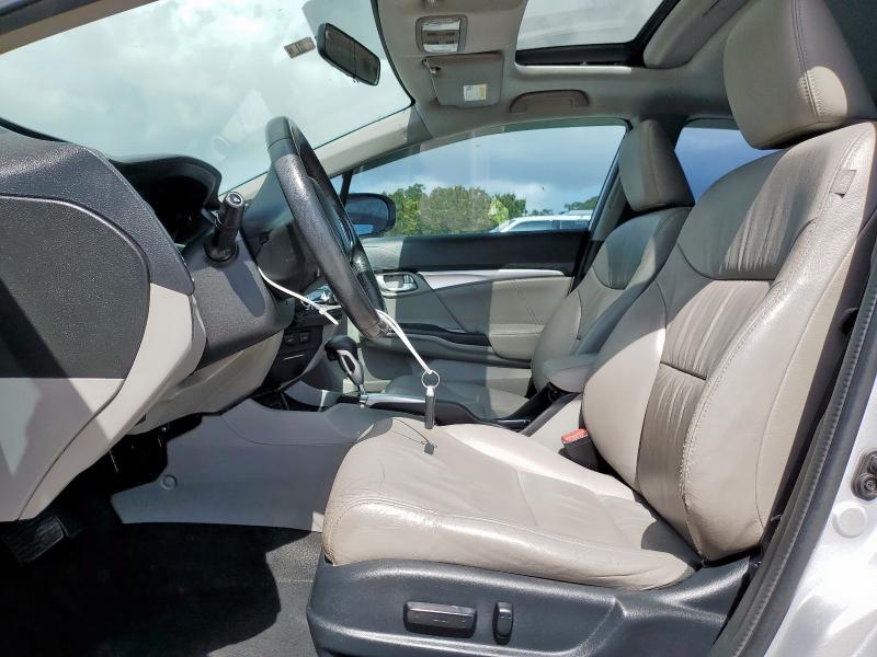 19XFB2F92EE036969 - 2014 HONDA CIVIC EXL SILVER photo 7