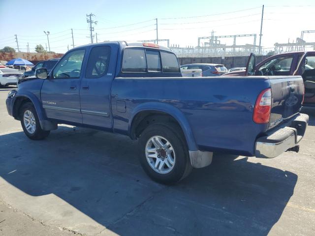 5TBRT34195S464310 - 2005 TOYOTA TUNDRA ACCESS CAB SR5 BLUE photo 2