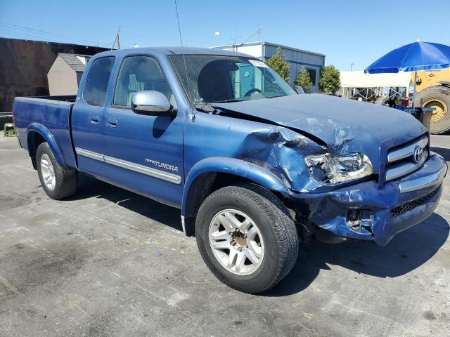 5TBRT34195S464310 - 2005 TOYOTA TUNDRA ACCESS CAB SR5 BLUE photo 4