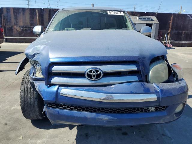 5TBRT34195S464310 - 2005 TOYOTA TUNDRA ACCESS CAB SR5 BLUE photo 5