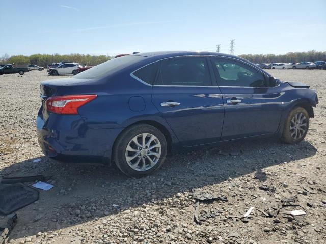 3N1AB7AP9KY355456 - 2019 NISSAN SENTRA S BLUE photo 3