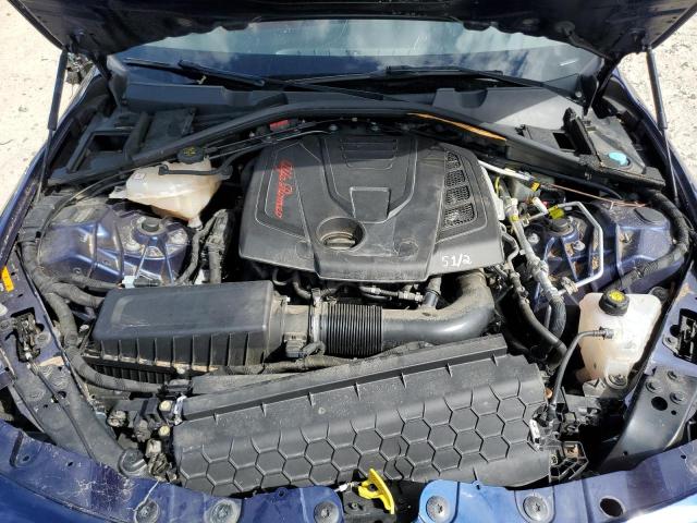 ZARFAEDN2J7589285 - 2018 ALFA ROMEO GIULIA Q4 ლურჯი ფოტო 11