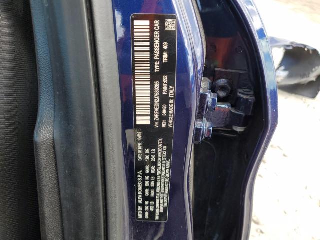 ZARFAEDN2J7589285 - 2018 ALFA ROMEO GIULIA Q4 ლურჯი ფოტო 13