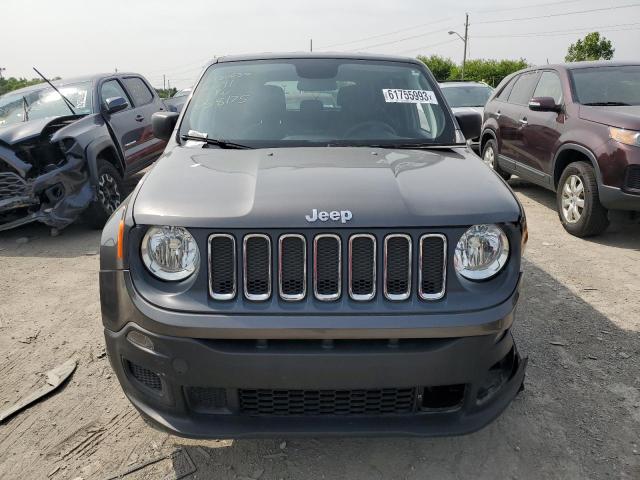 ZACCJBAB2JPJ58175 - 2018 JEEP RENEGADE SPORT GRAY photo 5