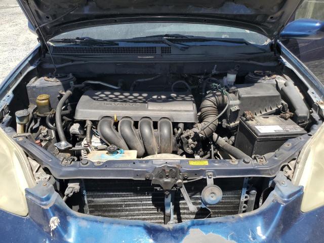 2T1KR32E34C316528 - 2004 TOYOTA COROLLA MA XR BLUE photo 11