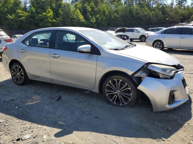 2T1BURHE0EC142539 - 2014 TOYOTA COROLLA L SILVER photo 4