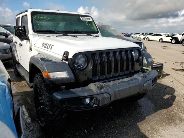 1C4HJXDN0LW325974 - 2020 JEEP WRANGLER U SPORT თეთრი ფოტო 1