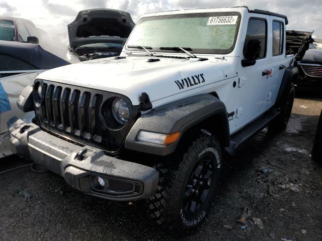 1C4HJXDN0LW325974 - 2020 JEEP WRANGLER U SPORT თეთრი ფოტო 2