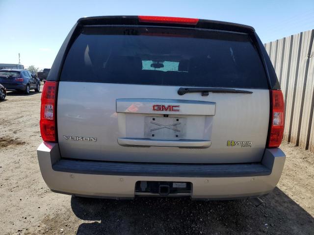 1GKFK13588R234898 - 2008 GMC YUKON HYBRID SILVER photo 6