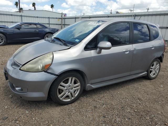 JHMGD386X7S020492 - 2007 HONDA FIT S SILVER photo 1