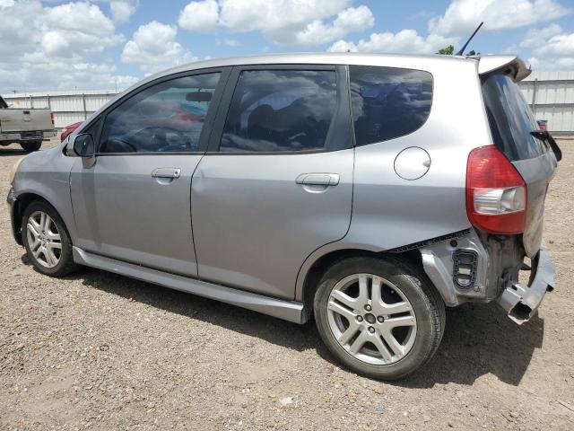 JHMGD386X7S020492 - 2007 HONDA FIT S ვერცხლისფერი ფოტო 2