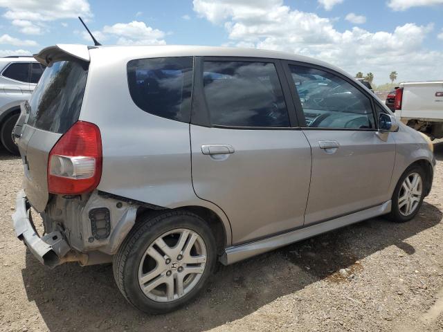 JHMGD386X7S020492 - 2007 HONDA FIT S ვერცხლისფერი ფოტო 3