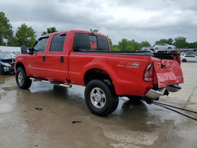 1FTSW21P15EA95290 - 2005 FORD F250 SUPER DUTY RED photo 2