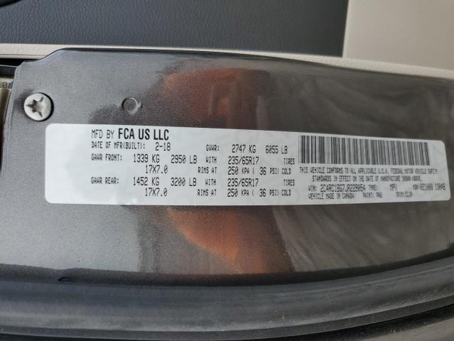 2C4RC1BG7JR229054 - 2018 CHRYSLER PACIFICA TOURING L Boz foto 13