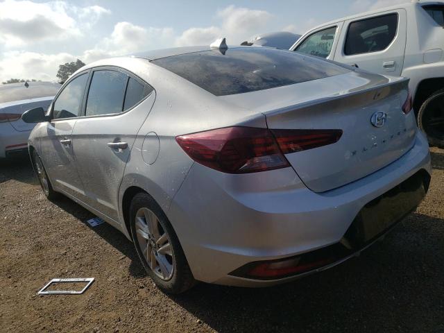 5NPD84LF1KH472523 - 2019 HYUNDAI ELANTRA SEL SILVER photo 2