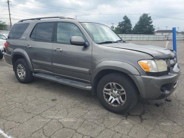 5TDBT44A27S292168 - 2007 TOYOTA SEQUOIA SR5 GRAY photo 4