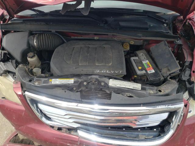 2A4RR8DG8BR713038 - 2011 CHRYSLER TOWN & COU TOURING L RED photo 12