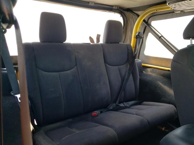 1C4AJWAG2FL537945 - 2015 JEEP WRANGLER SPORT ყვითელი ფოტო 10