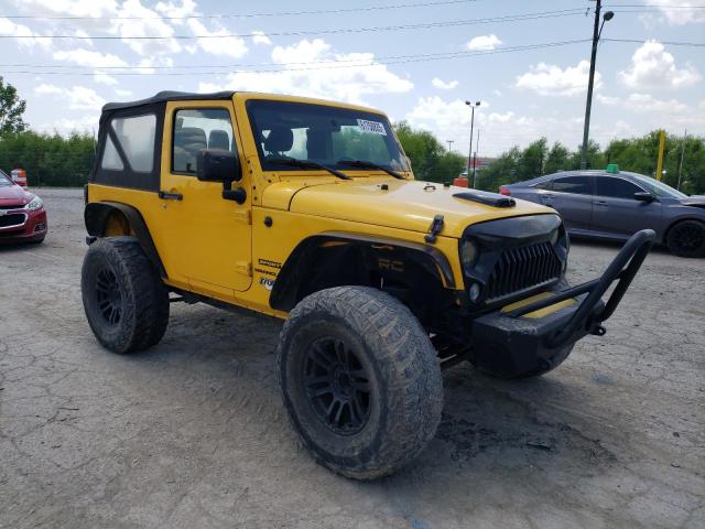 1C4AJWAG2FL537945 - 2015 JEEP WRANGLER SPORT ყვითელი ფოტო 4