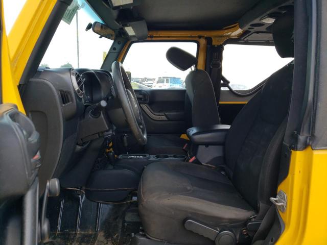 1C4AJWAG2FL537945 - 2015 JEEP WRANGLER SPORT ყვითელი ფოტო 7